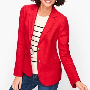 Talbots Double Weave Jacket - Red - Size 12W